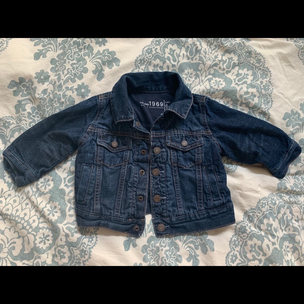 Baby Gap lined denim jacket 6-12 months